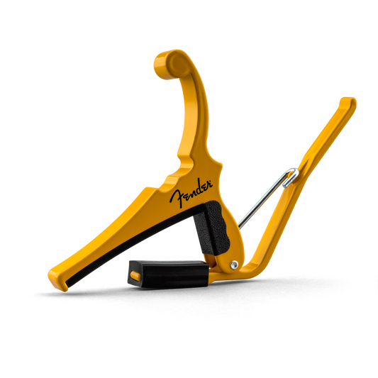 Fender® x Kyser® Quick-Change® Electric Guitar Capo, Butterscotch Blonde