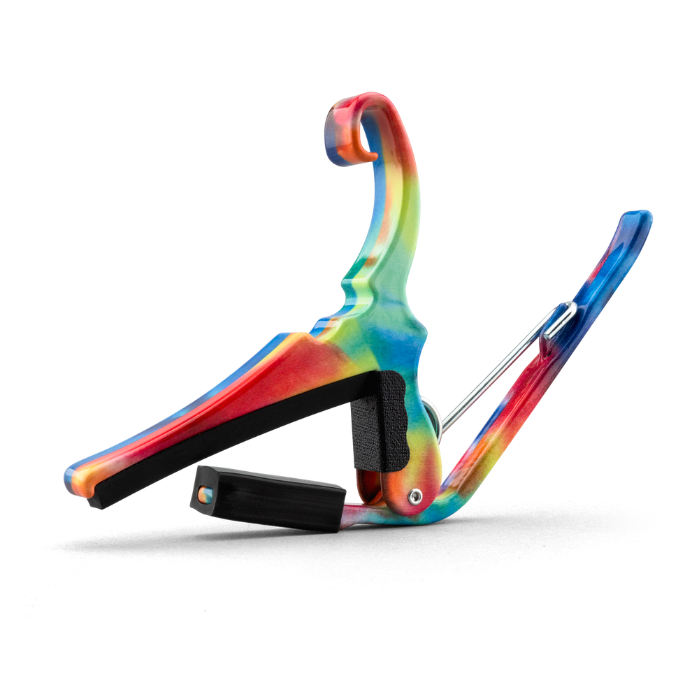 Kyser KG6TDA Quick-Change Acoustic Guitar Capo, Tie Dye