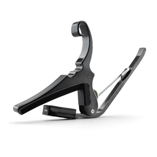 Kyser KG6BCA Quick-Change Acoustic Guitar Capo, Black Chrome