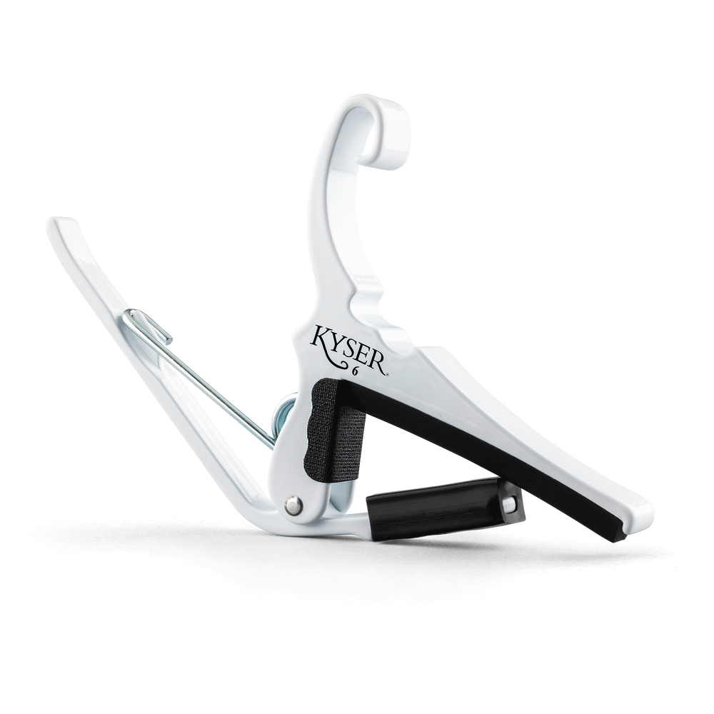 Kyser KG6WA Quick-Change Acoustic Guitar Capo, White