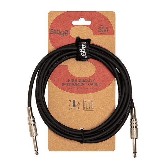 Stagg High Quality Instrument Cable, 10 ft, Black