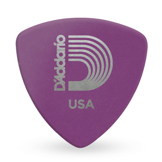 D'Addario Duralin Guitar Picks, Heavy, 100 pack, Wide Shape, 2DPL6-100