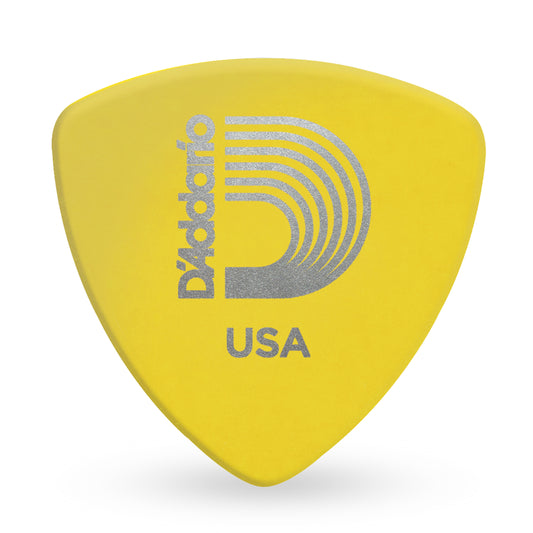 D'Addario Duralin Guitar Picks, Light/Medium, 25 pack, Wide Shape, 2DYL3-25