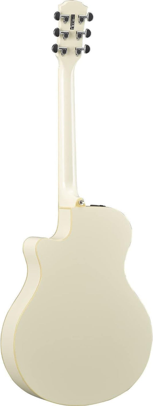 Yamaha APX600 Thinline Cutaway Acoustic/Electric, Vintage White