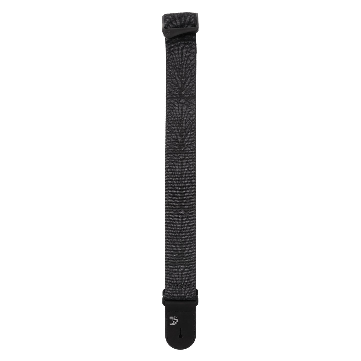 D'Addario Woven Guitar Strap, Lightning Black Tubular, 50TB02