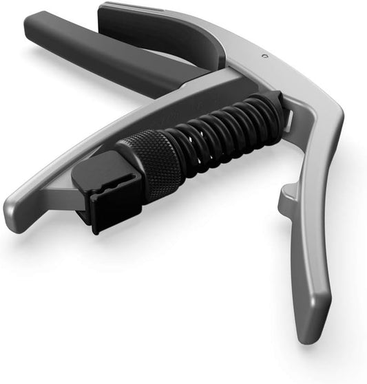 D'Addario PW-CP-10S NS Artist Capo, Silver Finish