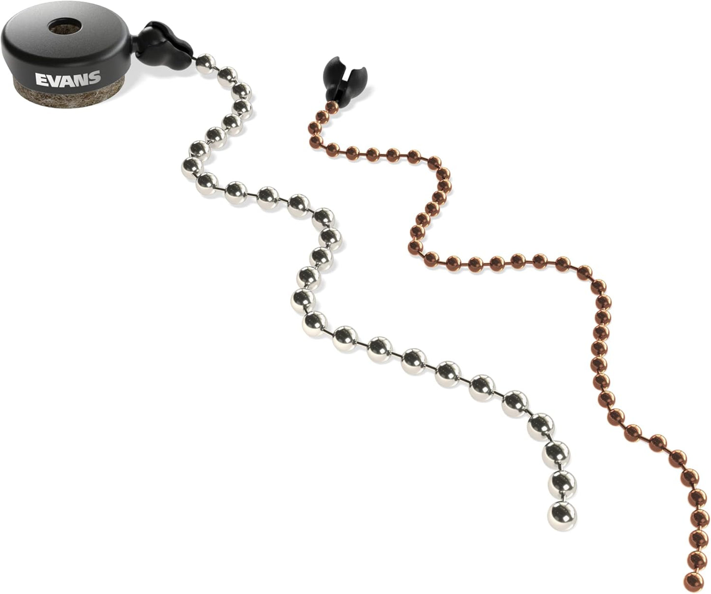 Evans EVCYMSZ1 Cymbal Sizzler Two Chain pack
