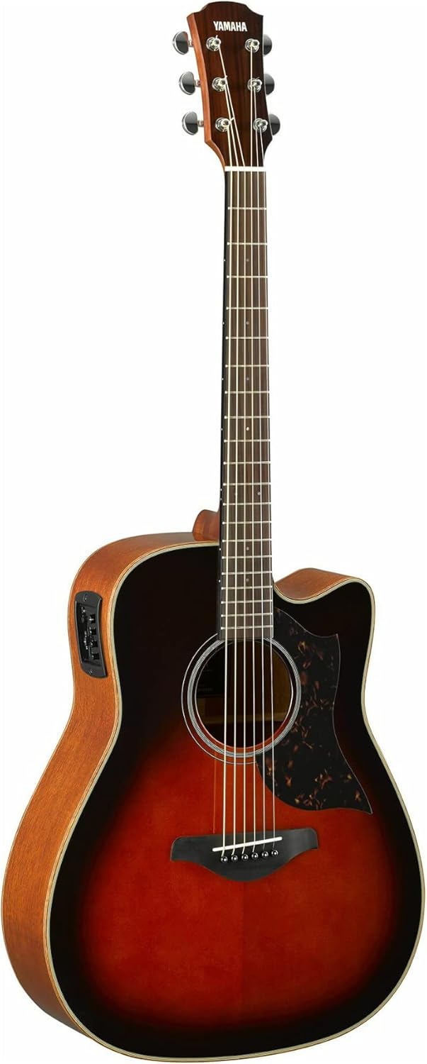 Yamaha A-Series A1M Cutaway Dreadnought Acoustic-Electric Guitar Tobacco Sunburst