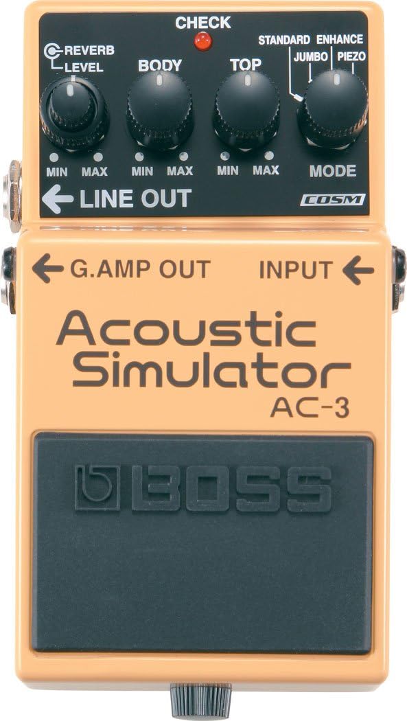 garageband pedals Boss AC-3 Acoustic Guitar Modeling Pedal
