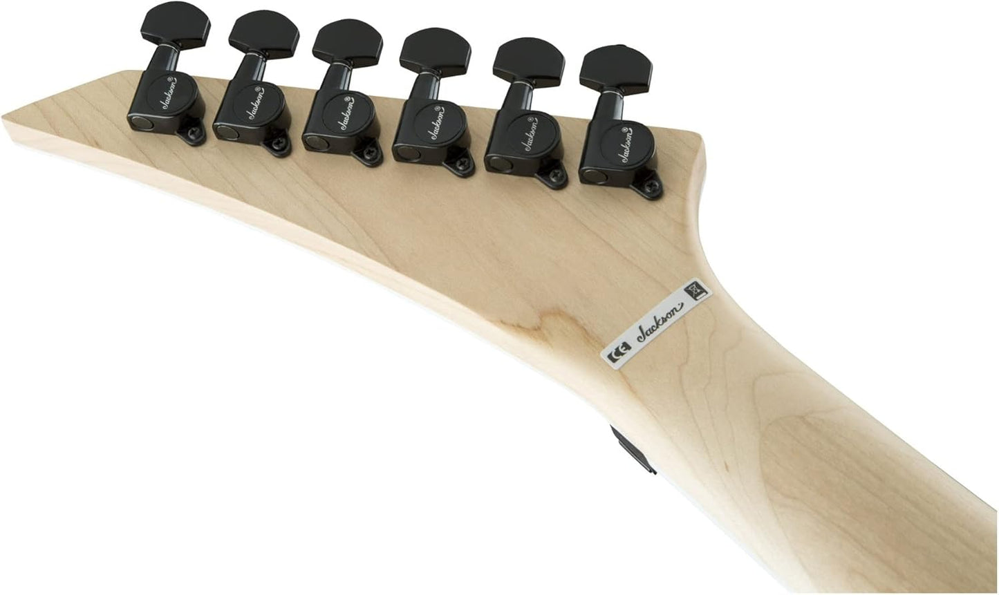 Jackson JS Series Dinky™ Arch Top JS32Q DKA, Amaranth Fingerboard, Transparent Blue