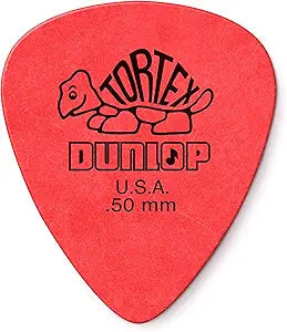 Dunlop 418P.50 Tortex® Standard .50 mm Guitar Pick, 12-Pack