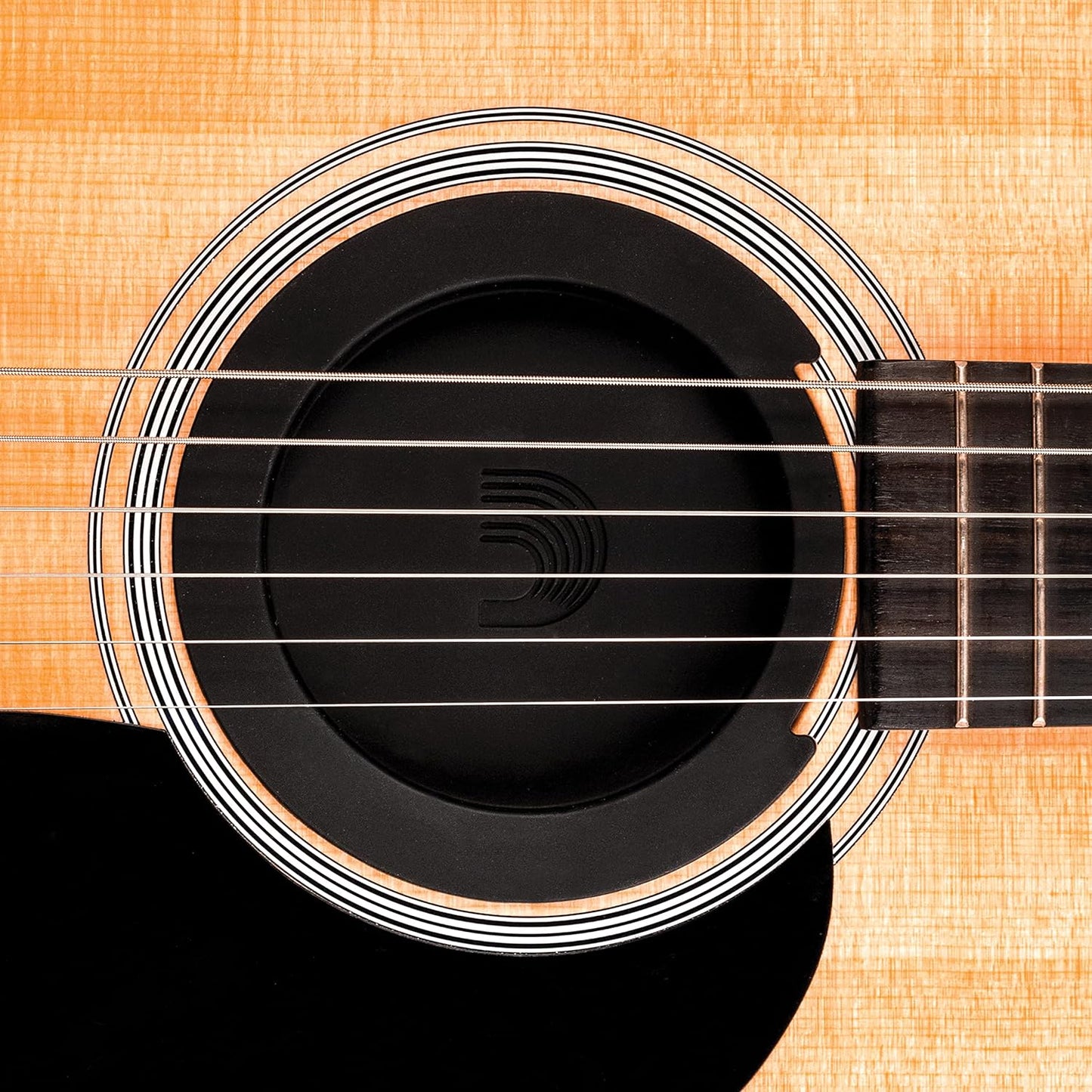 D'Addario PW-SH-01 Screeching Halt Acoustic Guitar Soundhole Cover, Feedback Stopper