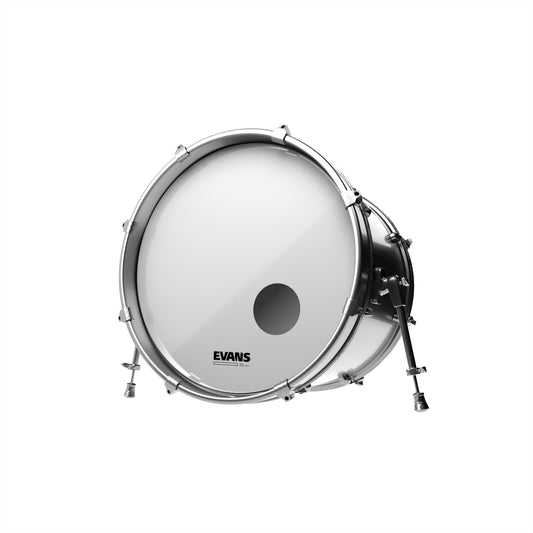EVANS EQ3 Resonant Smooth White Bass Drum Head, 26 Inch, BD26RSW