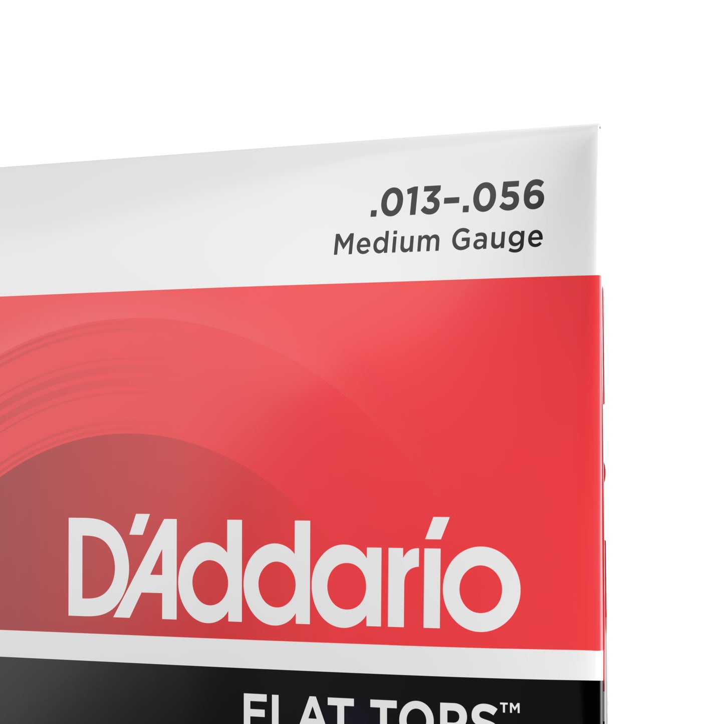 D'Addario EFT17 Medium, Flat Tops Phosphor Bronze Acoustic Guitar Strings, 13-56