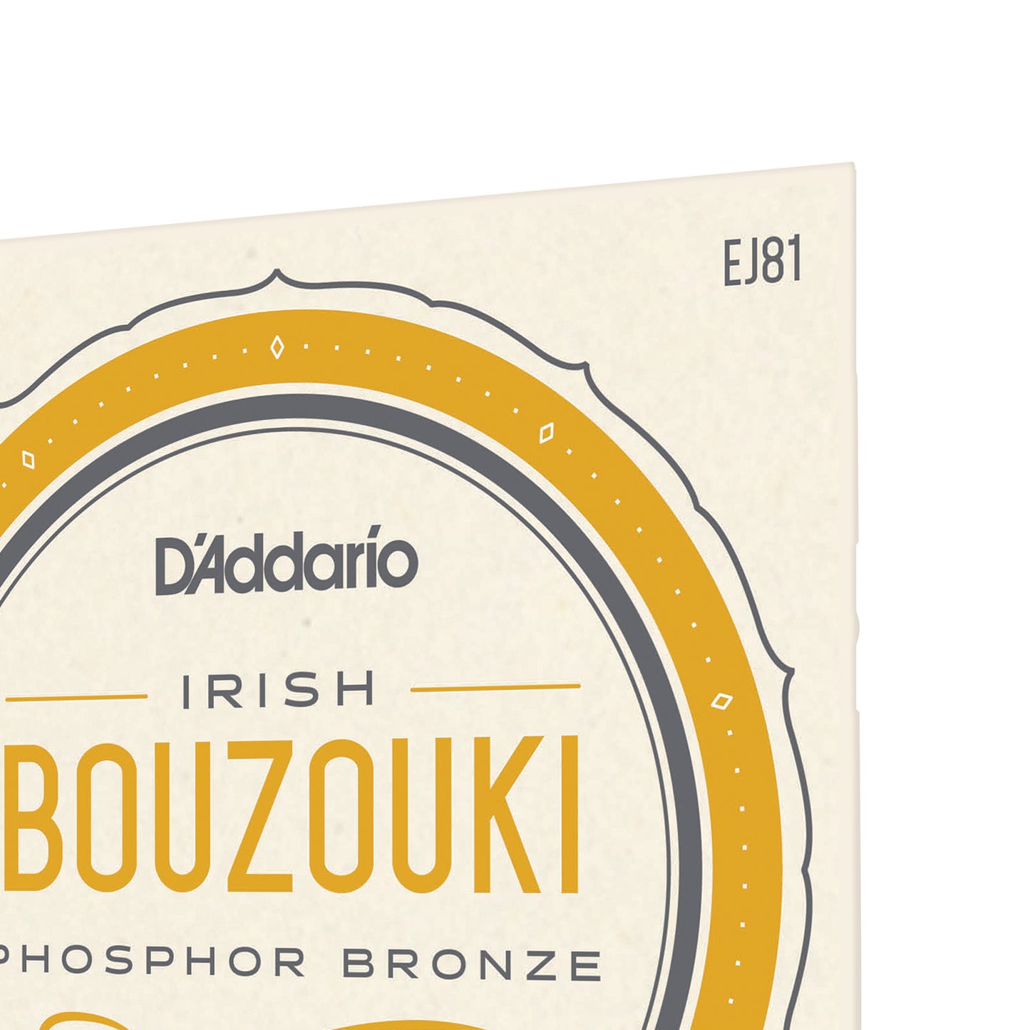 D'Addario EJ81 Irish Bouzouki, 8-String, Phosphor Bronze, 11-40