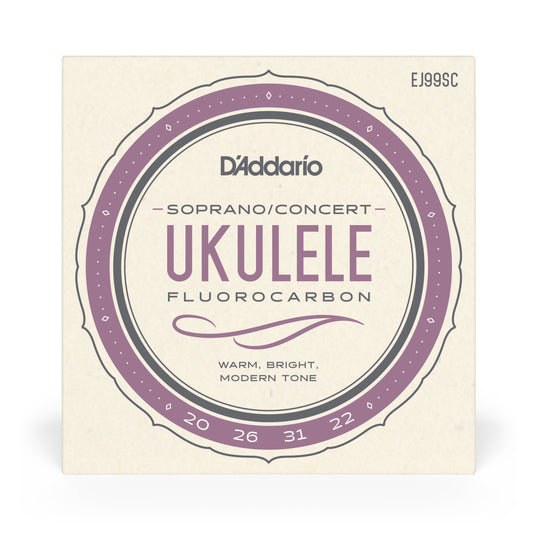 D'Addario EJ99SC Pro-Arté Carbon Ukulele Strings, Soprano / Concert