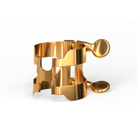 D'Addario H-Ligature & Cap, Bb Clarinet, Gold