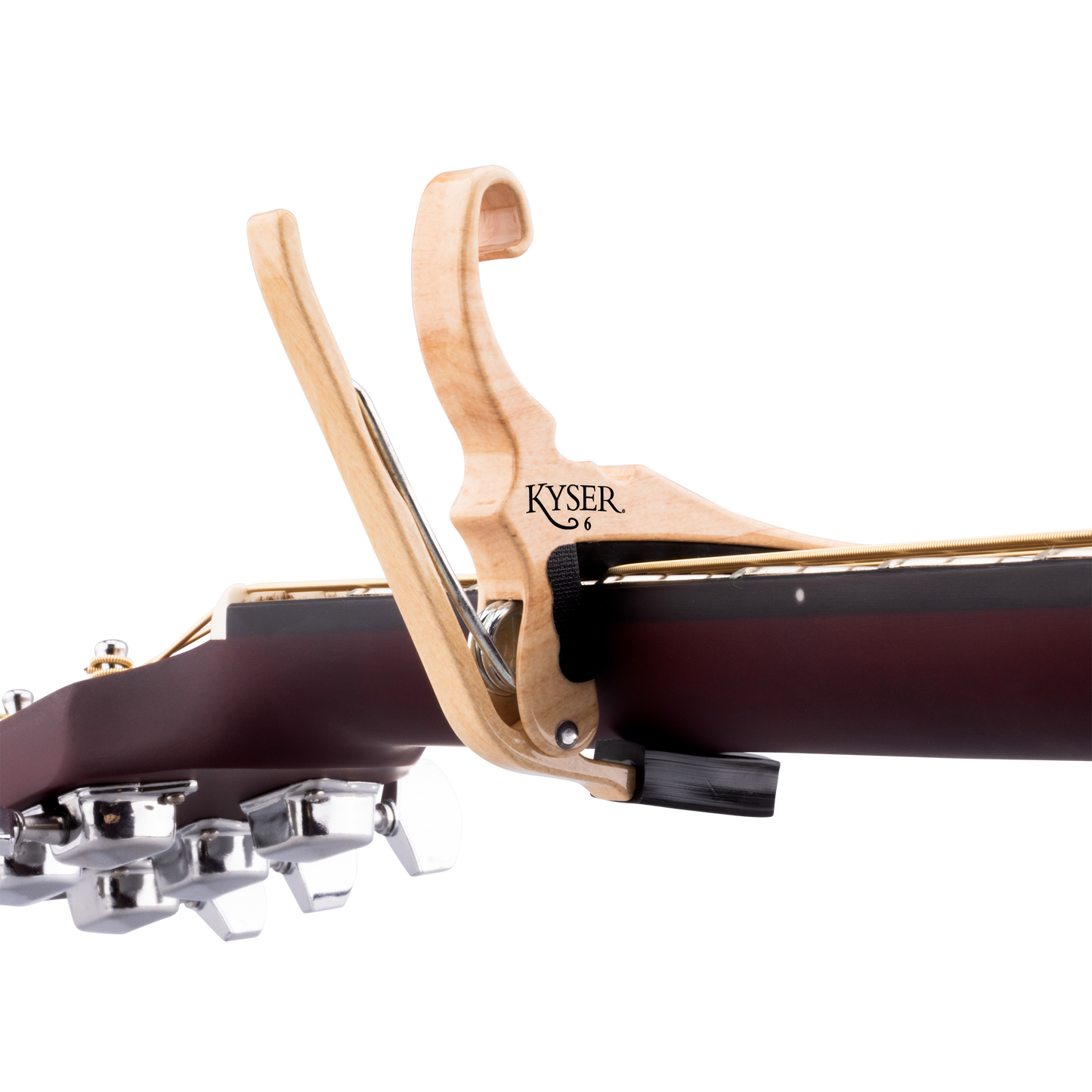 Kyser KG6MA Quick-Change Acoustic Guitar Capo, Maple