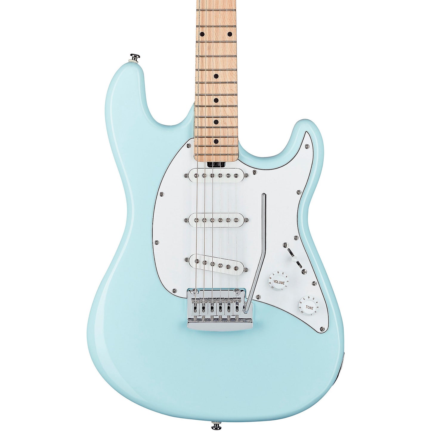 Sterling SUB Series Cutlass SSS Electric Guitar in Daphine Blue