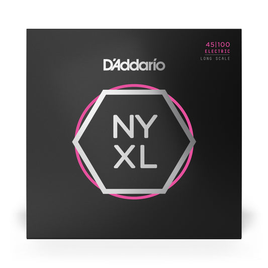 D'Addario Regular Light, Long Scale, NYXL Bass Strings, 45-100
