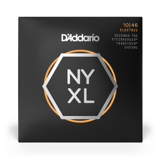 D'Addario NYXL Double Ball End Steinberger Electric Guitar Strings Gauges, 10-46
