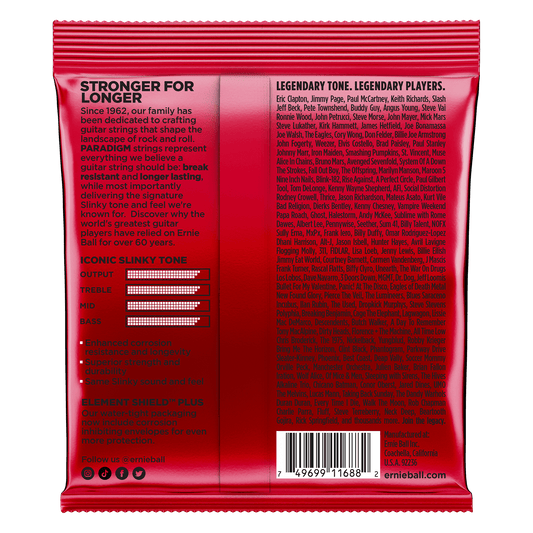 Ernie Ball 2016 Paradigm Burly Slinky Electric Guitar Strings, 11-52