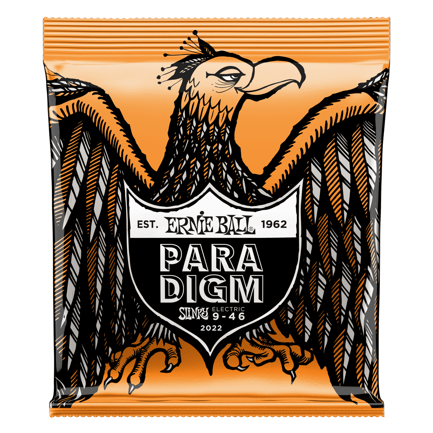 Ernie Ball 2022 Paradigm Hybrid Slinky Electric Guitar Strings, 9-46