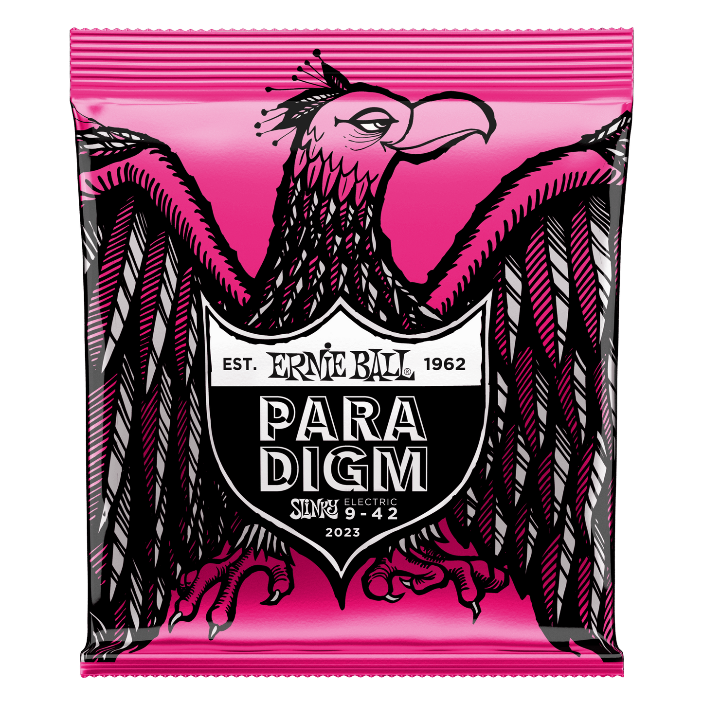 Ernie Ball 2023 Paradigm Super Slinky Electric Guitar Strings, 9-42