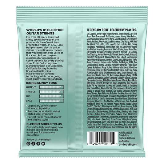 Ernie Ball 2211 Mondo Slinky Nickel Wound Electric Guitar Strings 10.5-52