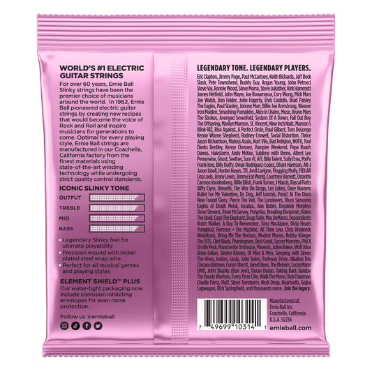 Ernie Ball 2213 Mega Slinky Nickel Wound Electric Guitar Strings, 10.5-48