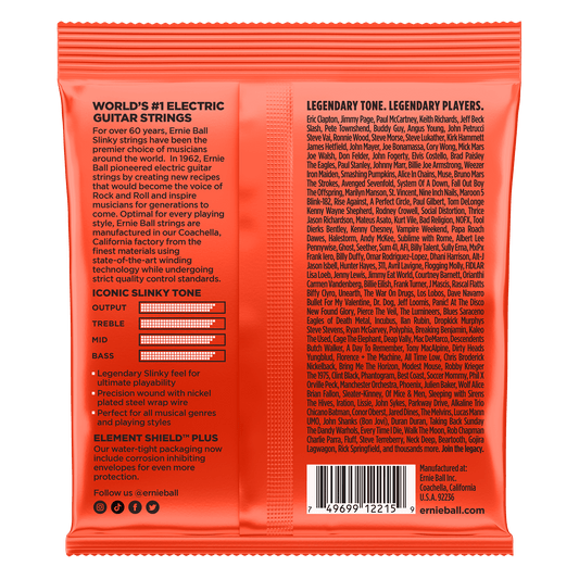 Ernie Ball 2215 Skinny Top Heavy Bottom Nickel Wound Electric Guitar Strings, 10-52