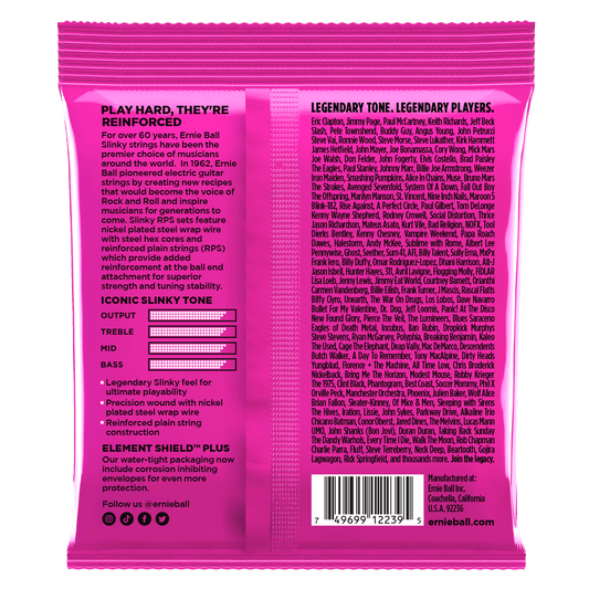 Ernie Ball 2239 RPS Super Slinky Nickel Wound Electric Guitar Strings, 9-42