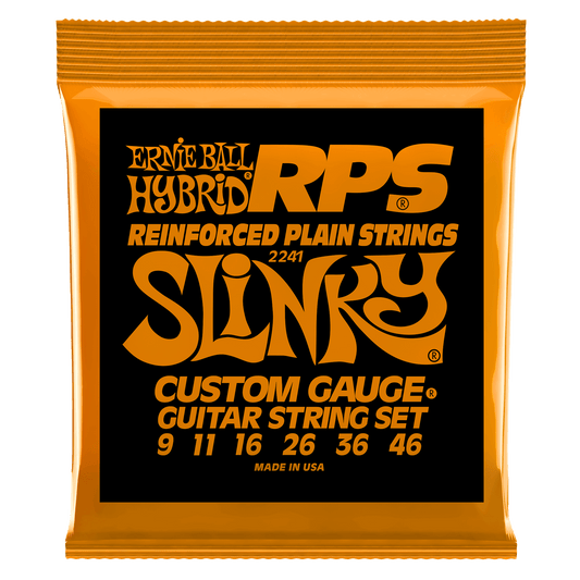 Ernie Ball 2241 RPS Hybrid Slinky Nickel Wound Electric Guitar Strings, 9-46