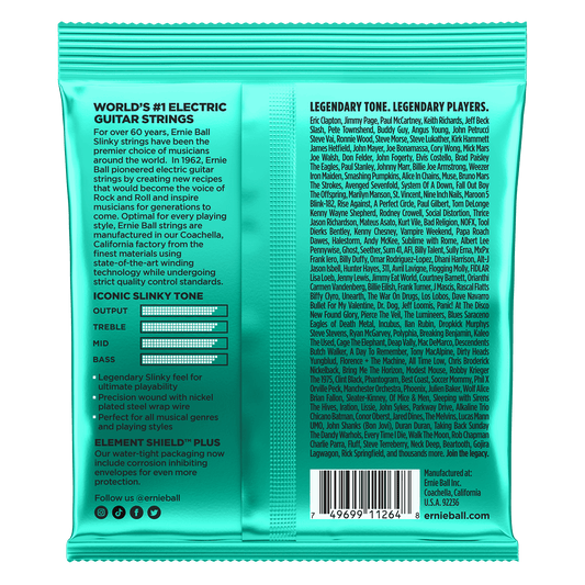 Ernie Ball 2626 Not Even Slinky Nickel Wound Electric Guitar Strings, 12-56