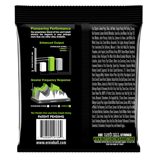 Ernie Ball 2736 Cobalt 5-String Regular Slinky Electric Bass Strings, 45-130