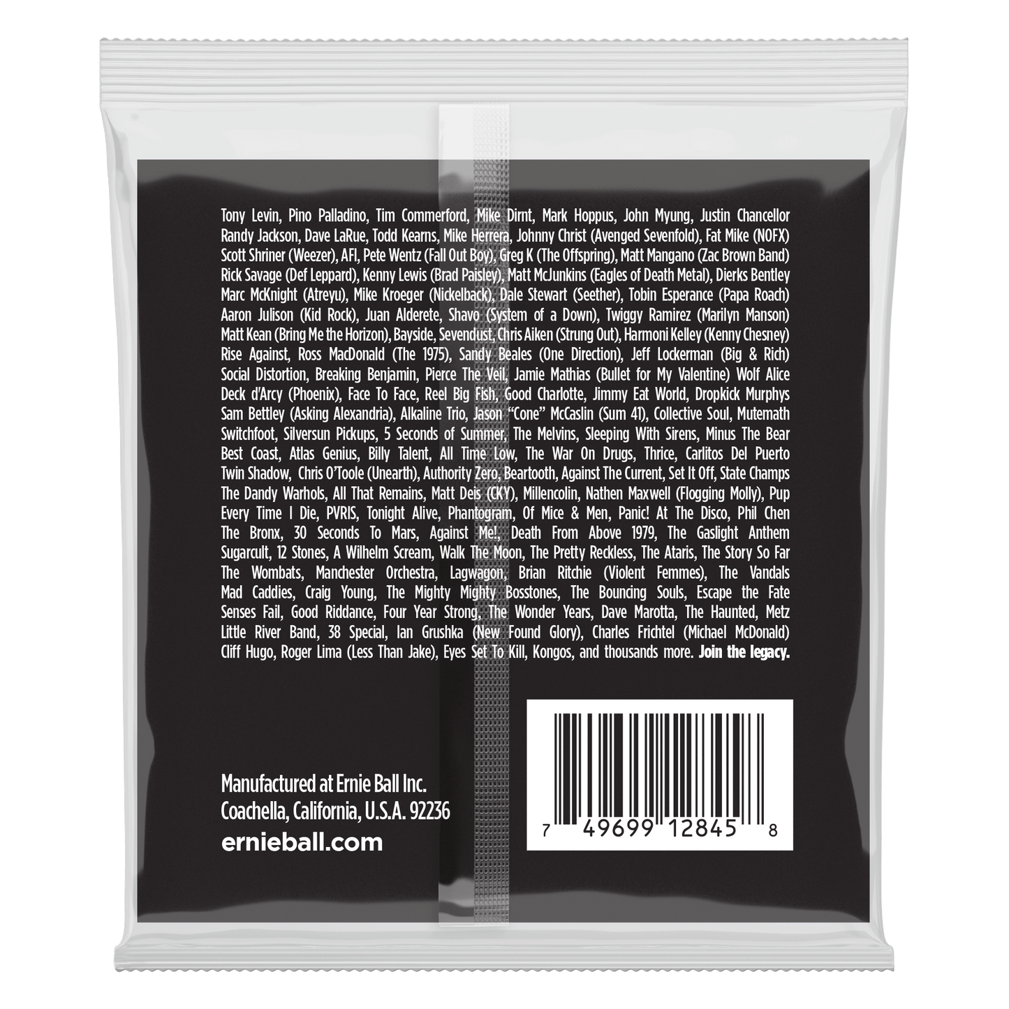 Ernie Ball 2845 Stainless Steel Extra Slinky Electric Bass, 40-95
