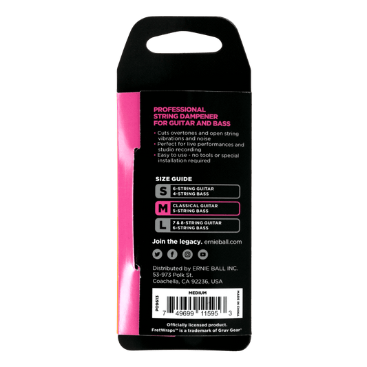 Ernie Ball 9613 Fretwrap by Gruv Gear, Medium