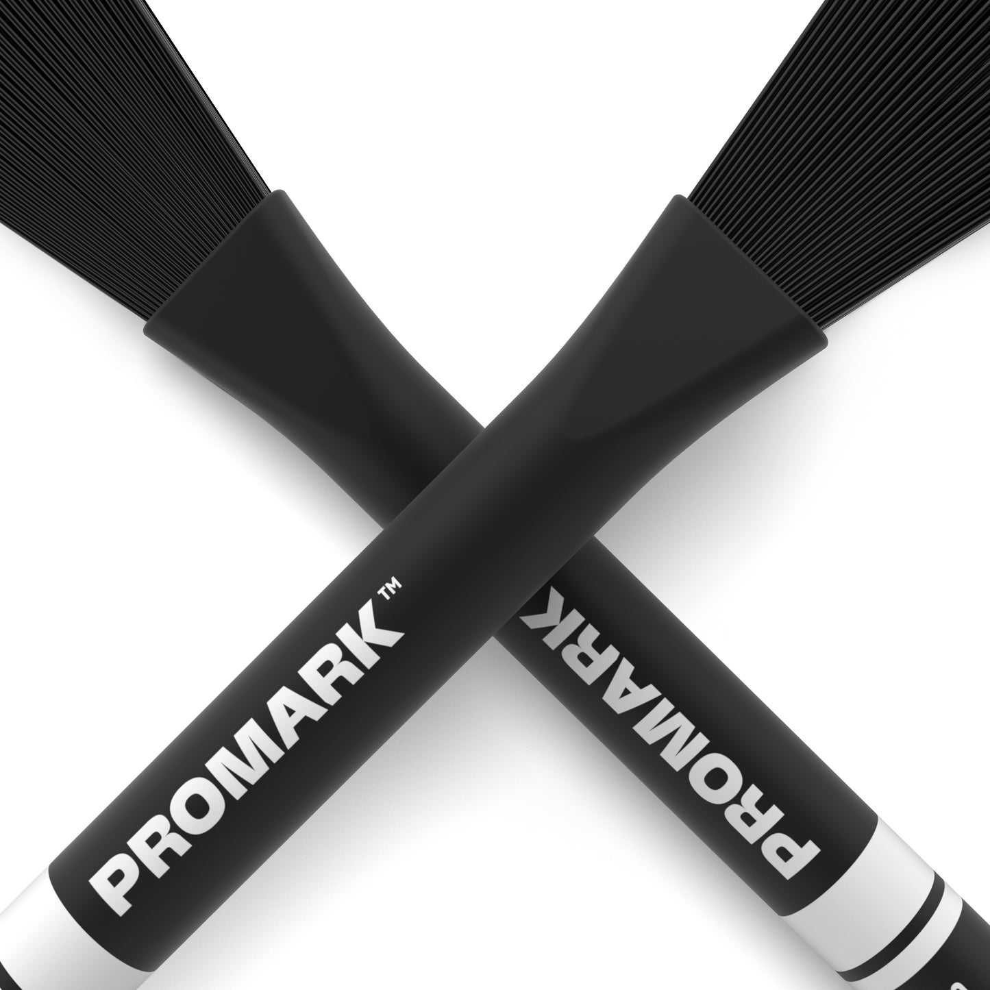 ProMark PMNB2B Heavy Nylon Brushes 2B Black