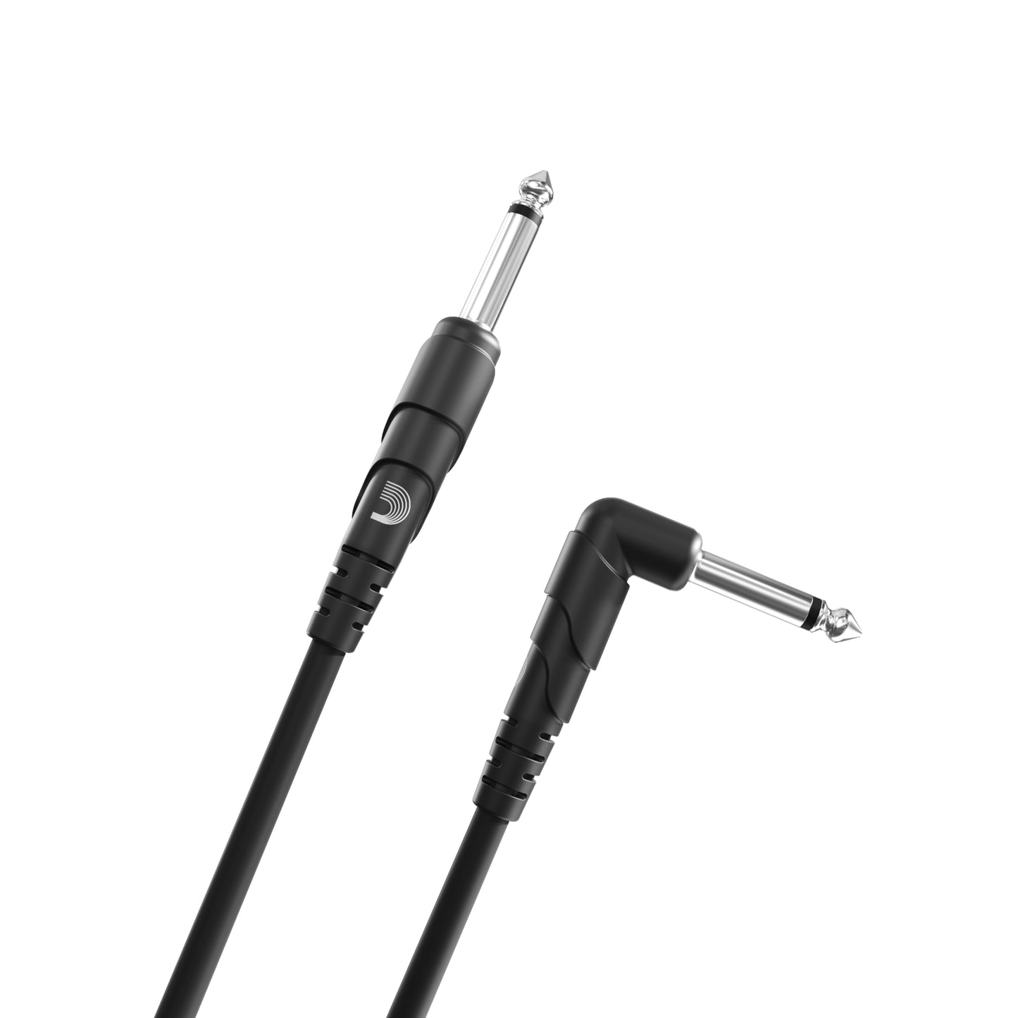 D'Addario Classic Series Instrument Cable, Right Angle Plug, 10 feet
