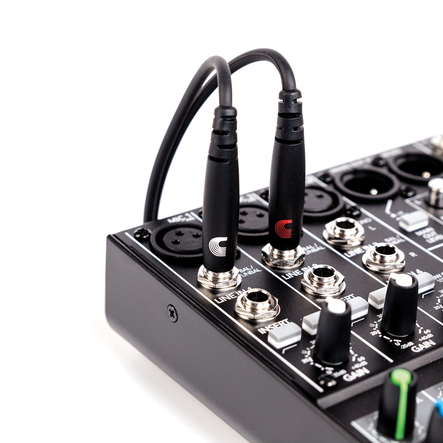 D'Addario Custom Series 1/8” to Dual 1/4” Audio Cables