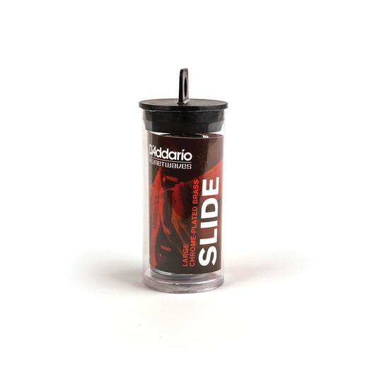 D'Addario Guitar Slide, Chrome-Plated Brass, Large, PWCBS-SL