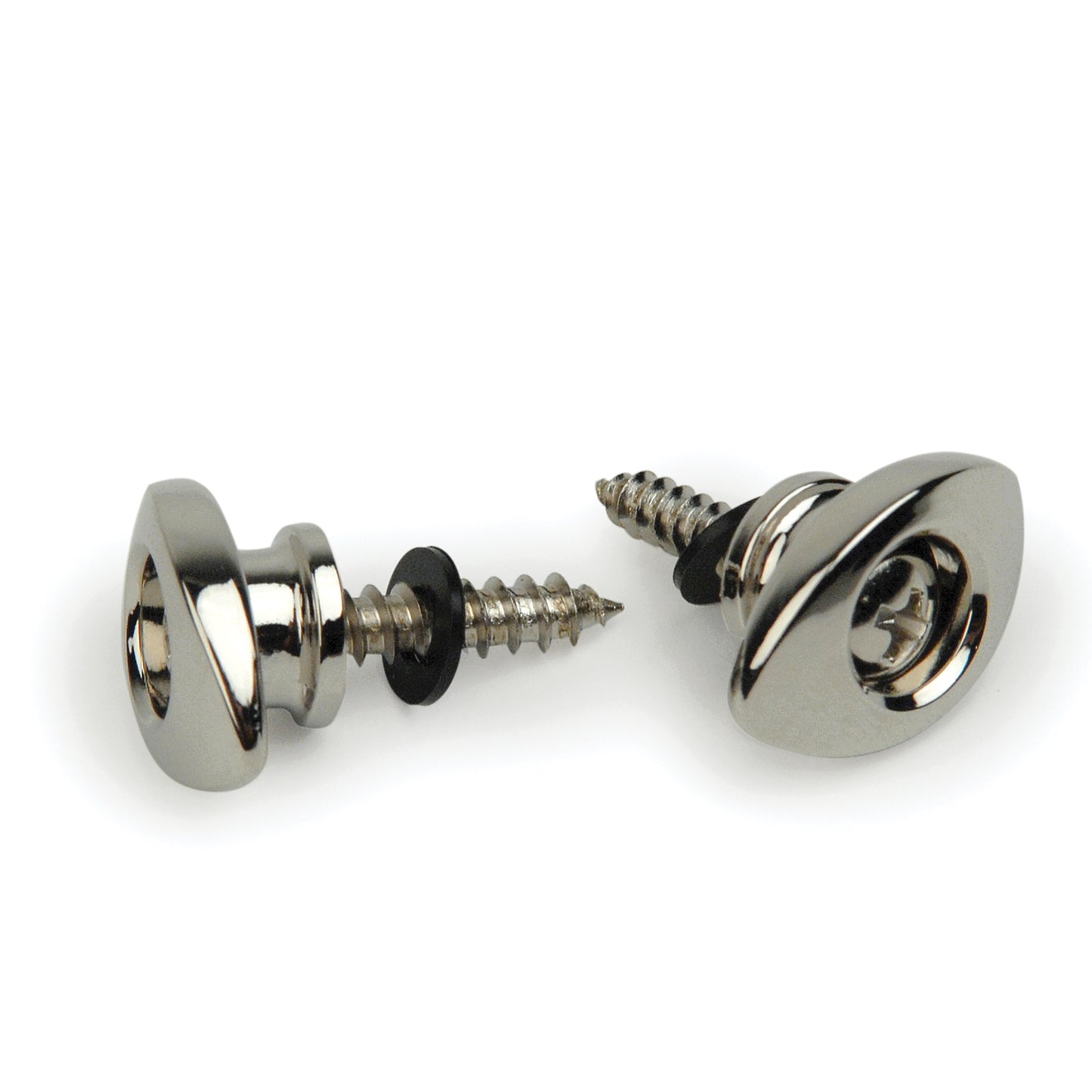 D'Addario PWEEP202 Elliptical End Pins, Pair, Chrome