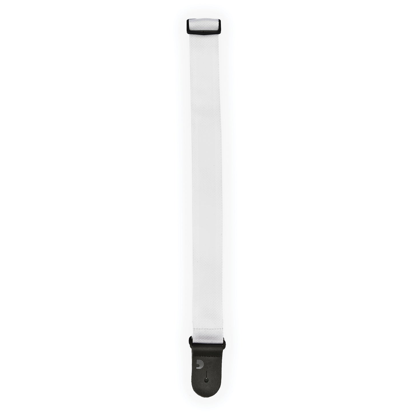 D'Addario Polypropylene Guitar Strap, White, PWS108