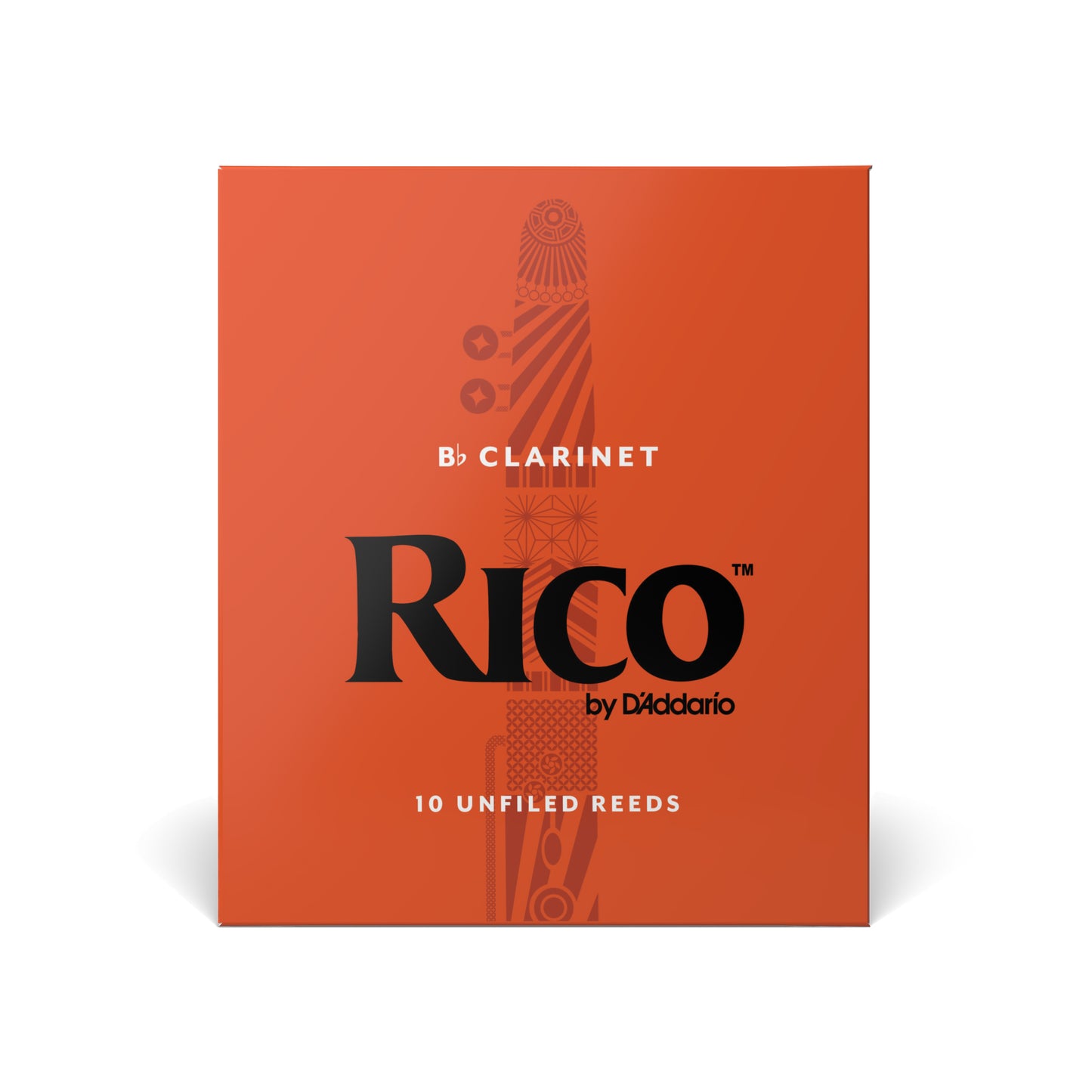 Rico by D'Addario Bb Clarinet Reeds, Strength 3.5, 10-pack, RCA1035