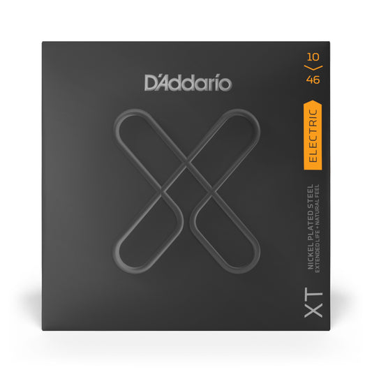 D'Addario XT Electric Nickel Plated Steel, Regular Light, 10-46, XTE1046
