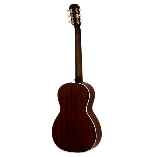 Aria Urban Player Parlor Acoustic Guitar, Stained Red, 131UP