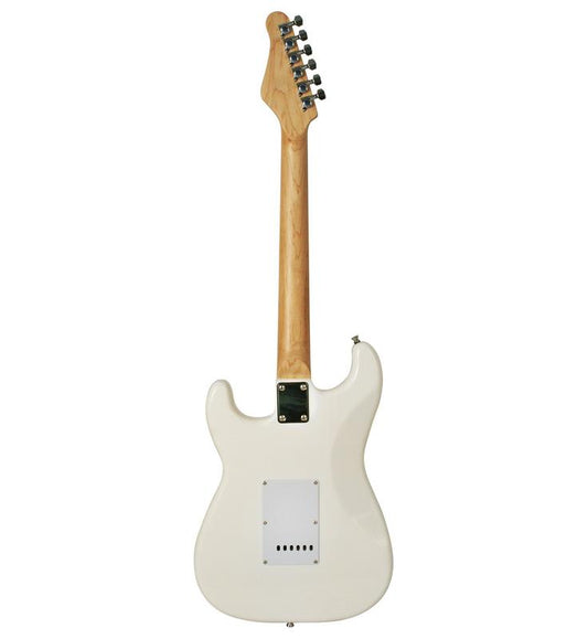 Austin AST100CR Classic Double Cutaway Electric Guitar, Cream