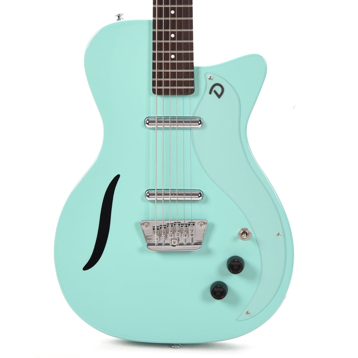 Danelectro 56 Vintage Baritone Electric Guitar, Dark Aqua