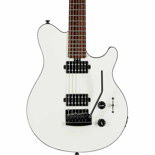 Sterling by Music Man Axis in White with Black Body Binding