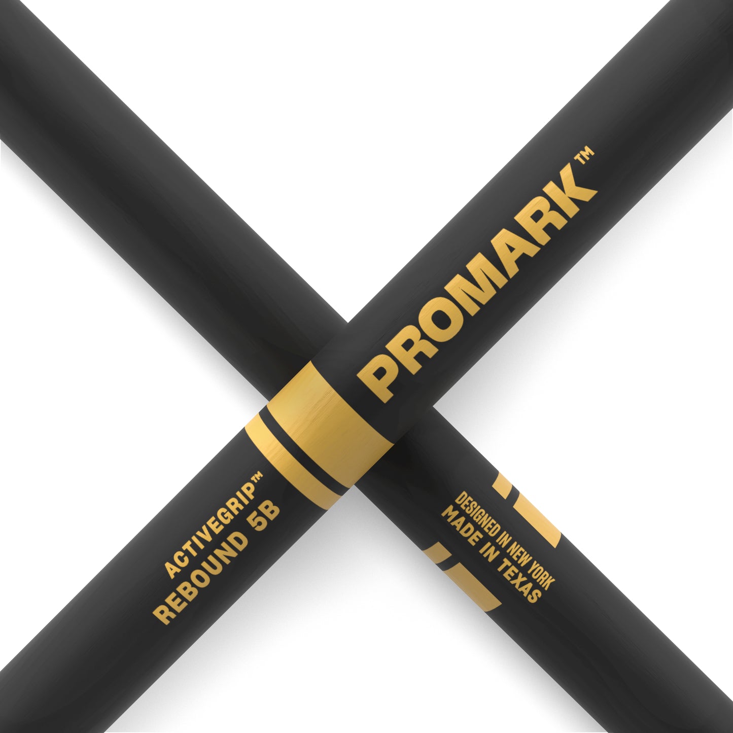 ProMark R5BAG Rebound 5B ActiveGrip Hickory Drumstick, Acorn Wood Tip
